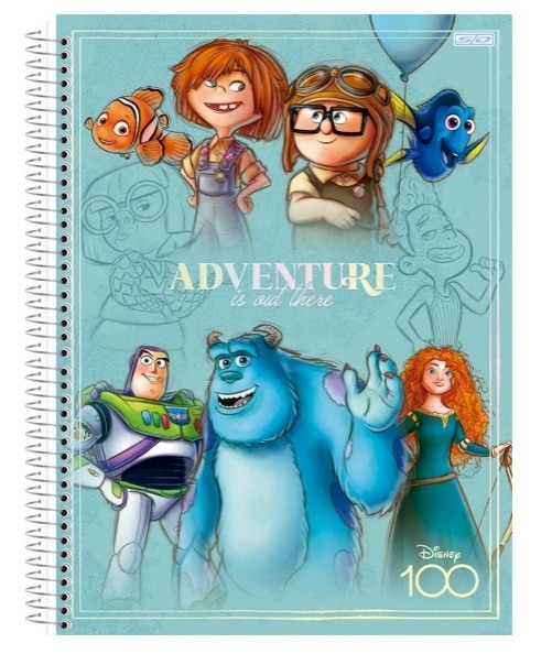 CADERNO 1X1 C.D. DISNEY 